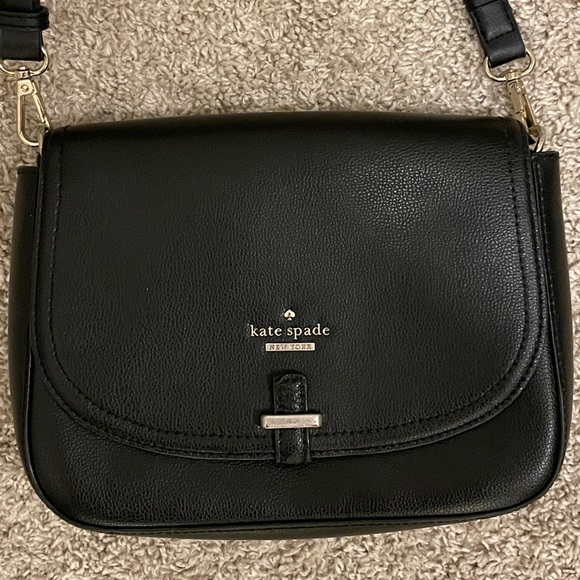 kate spade Handbags - Kate Spade Small Black Leather Cross Body
8.5"L x 9.5"W x 6.5"H